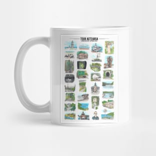 Tour Aotearoa - Sketched Checkpoints Mug